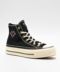 Converse Chuck Taylor All Star Lift  in Black, White Stitch