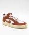 Nike SB Leo React Russet Brown & Coconut Skate Shoes in Brown, White