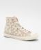 Converse Chuck Taylor All Star High Top Shoes in White, Pink