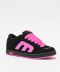 etnies Kingpin in Black, Pink