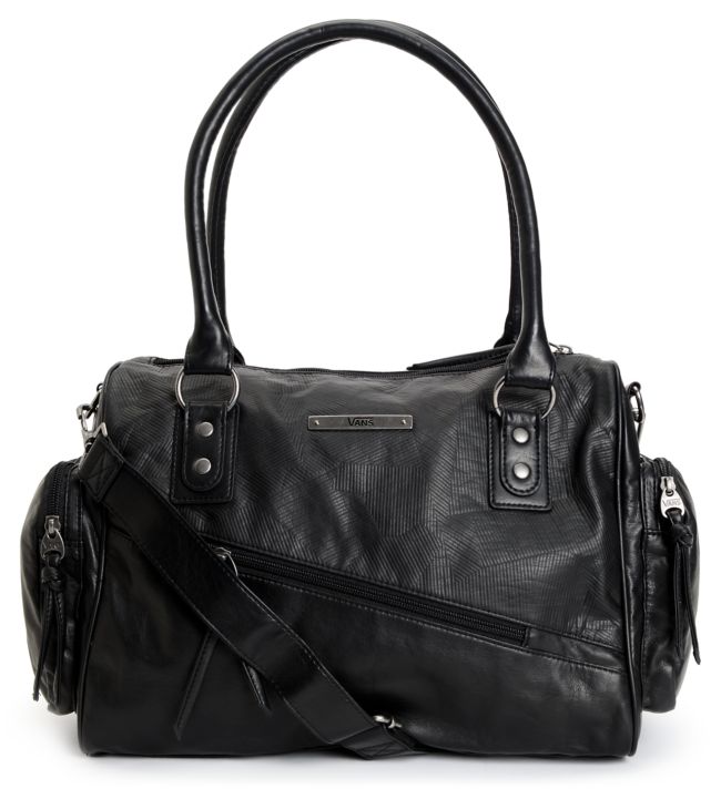 Vans Dispute Multi Handle Black Leather Bag at Zumiez : PDP