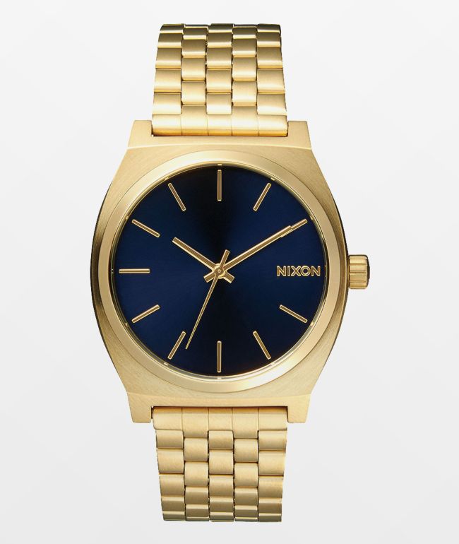 Nixon red face gold watch best sale