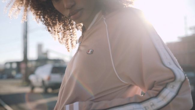 champion dream pink track jacket