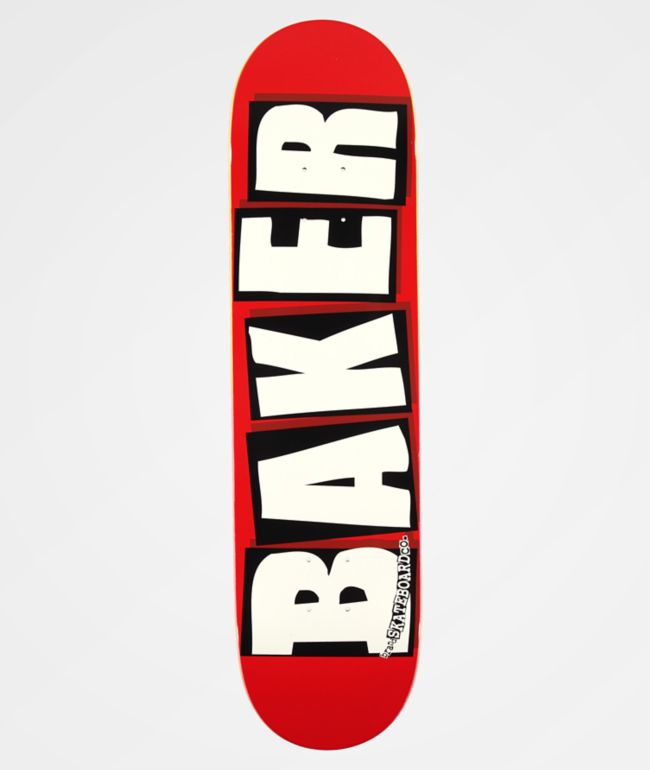 Baker White Brand Logo 8.5 Skateboard Deck