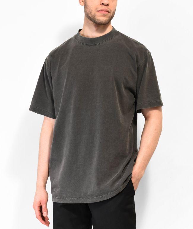 Shaka Wear Designer Garment Dye Shadow Grey T-Shirt