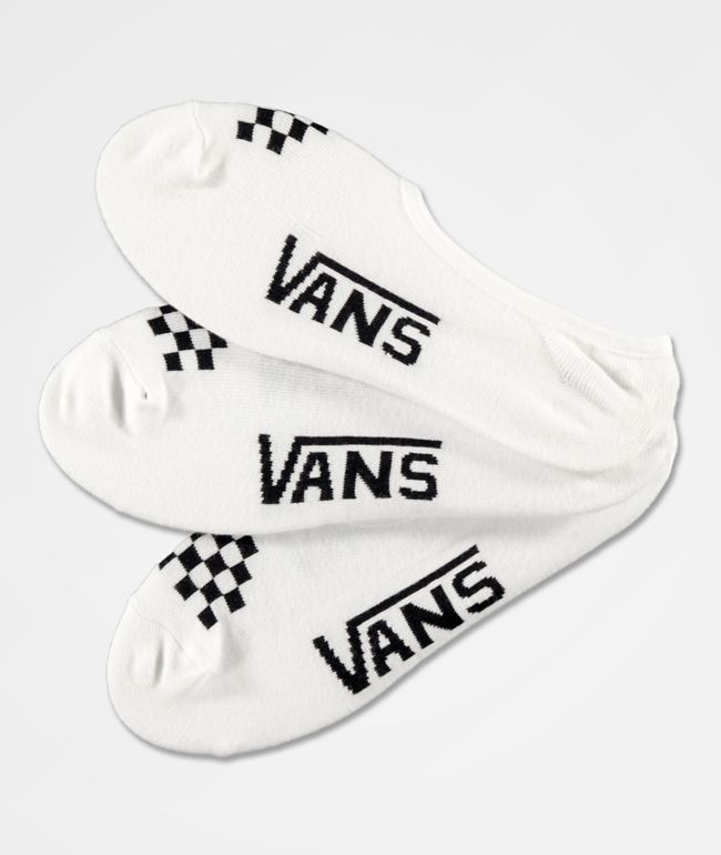 Vans Canoodle Classic White 3 Pack No Show Socks - Vans