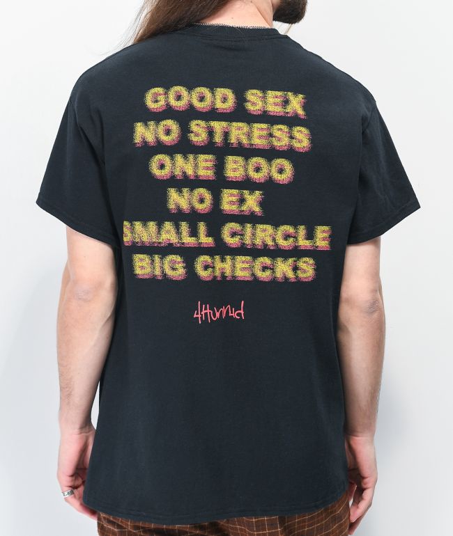 4Hunnid Fourever Good Sex V2 Black T-Shirt | Zumiez