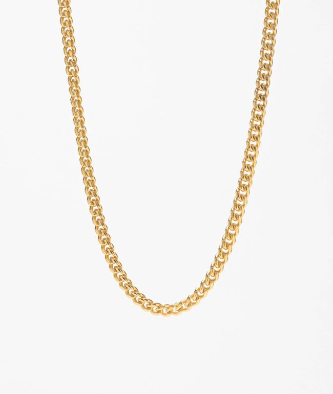 The Gold Gods 6mm Gold Miami Cuban Chain Necklace