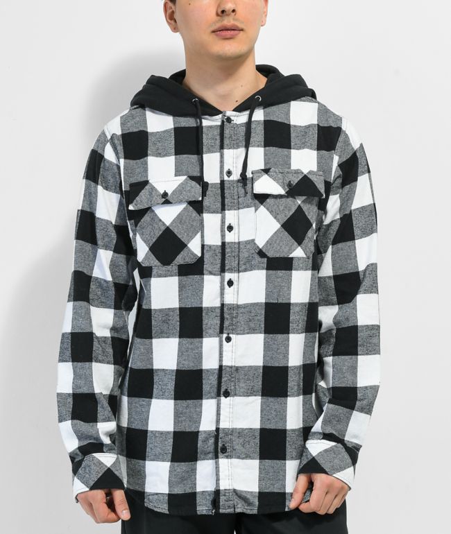 Dravus Black Sherpa Flannel Jacket | Zumiez