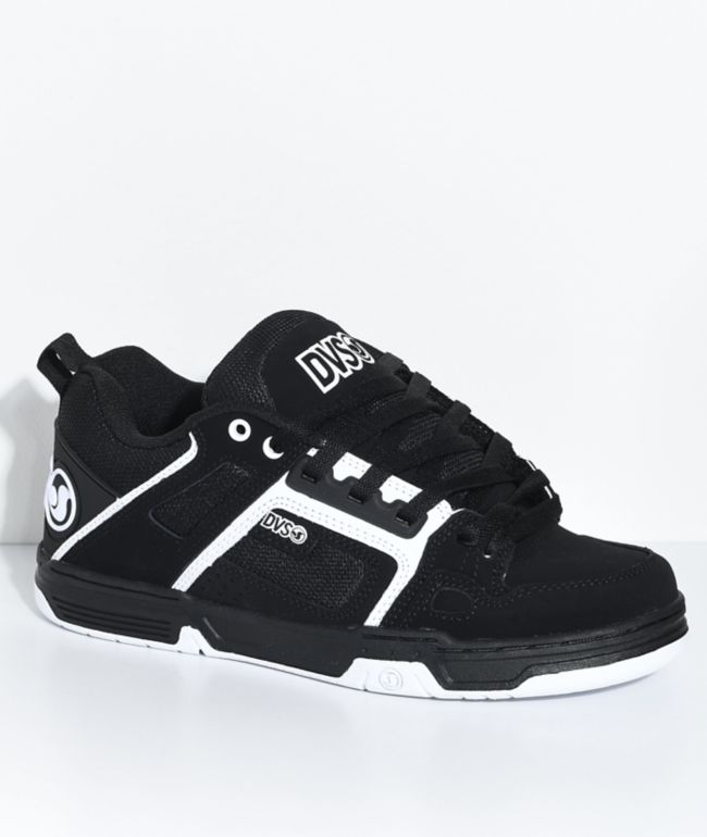 Black and hotsell white skate shoes