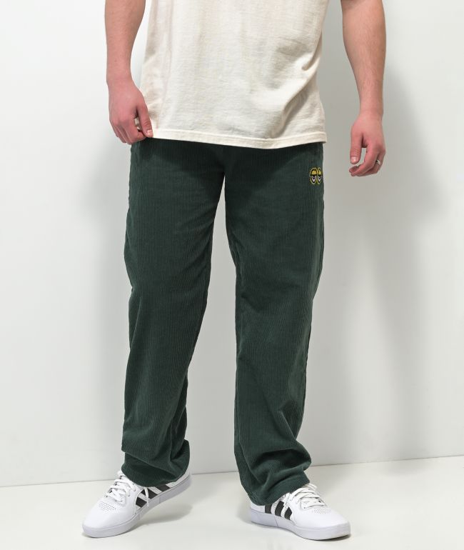 Mens dark store green corduroy pants