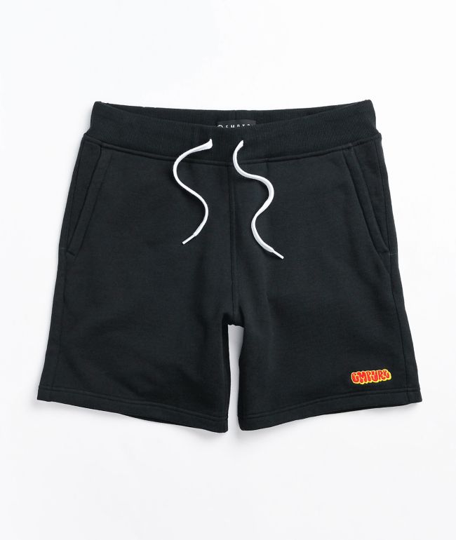 Welcome Barb Black Mesh Shorts