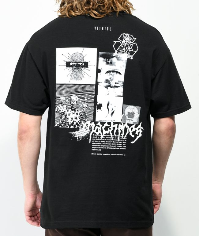 Vitriol Machines Black T-Shirt - Vitriol