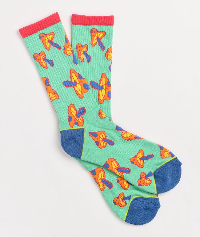 A.LAB Confuzed Mint Crew Socks - A.LAB