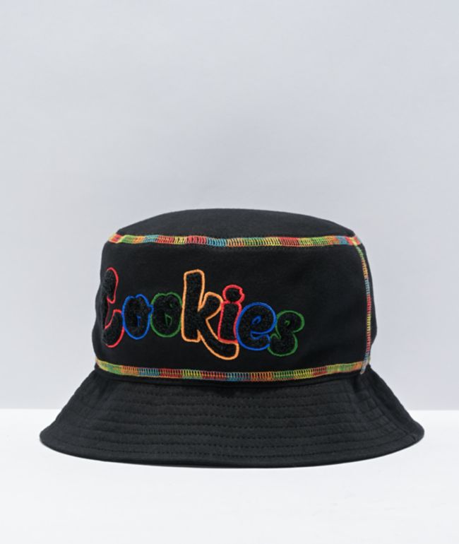 Cookies Pushin' Weight Black Bucket Hat - Cookies Clothing