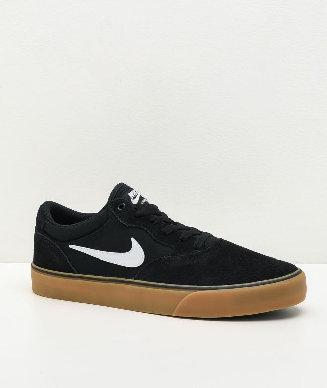 Black skateboard clearance shoes