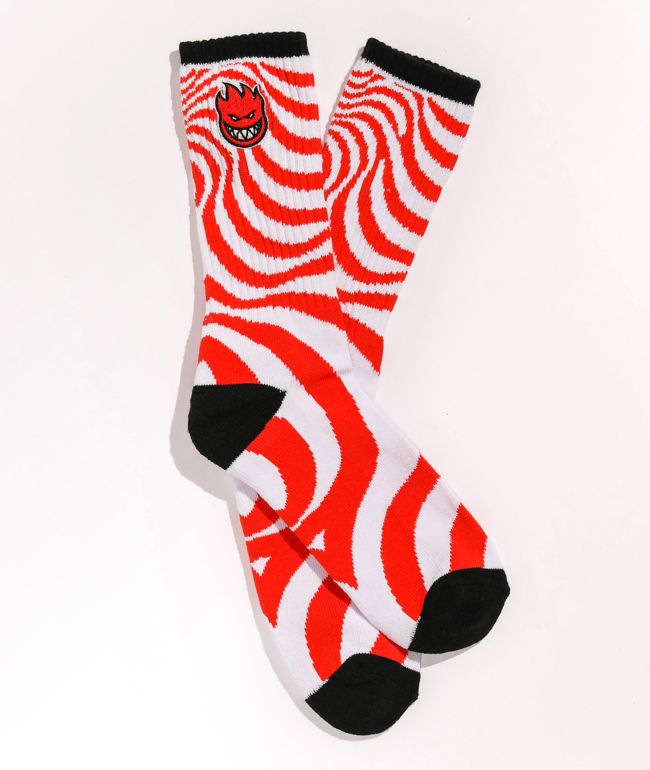 Odd Sox x Scarface Patch White Crew Socks