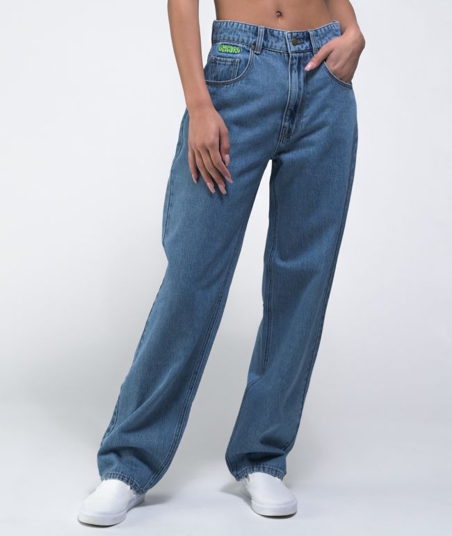Zumiez EMPYRE Jeans Tori Women's Size 5 Black Baggy Carpenter