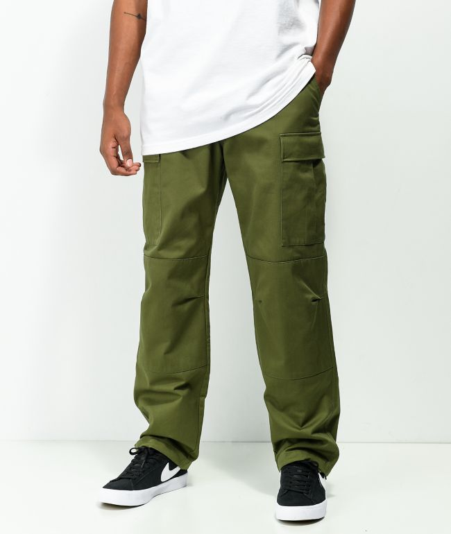 Dickies Skate Slim Straight Olive Chino Pants