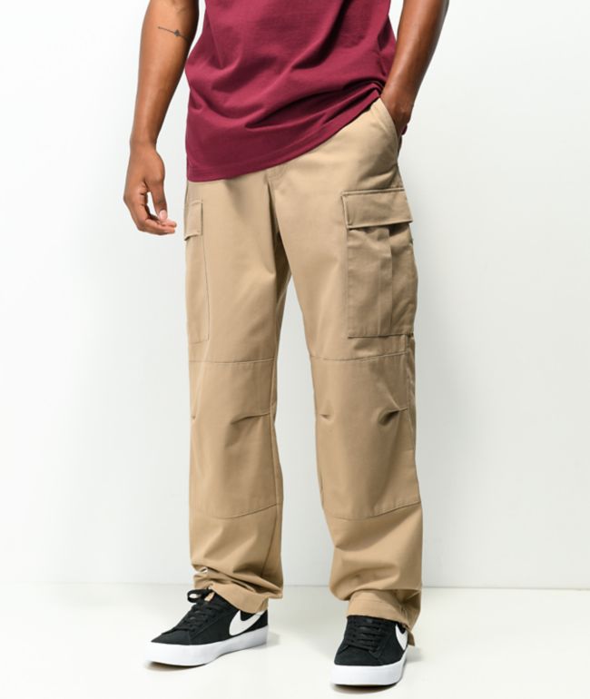 Men's Loose Cargo Parachute Pants, Men's Bottoms