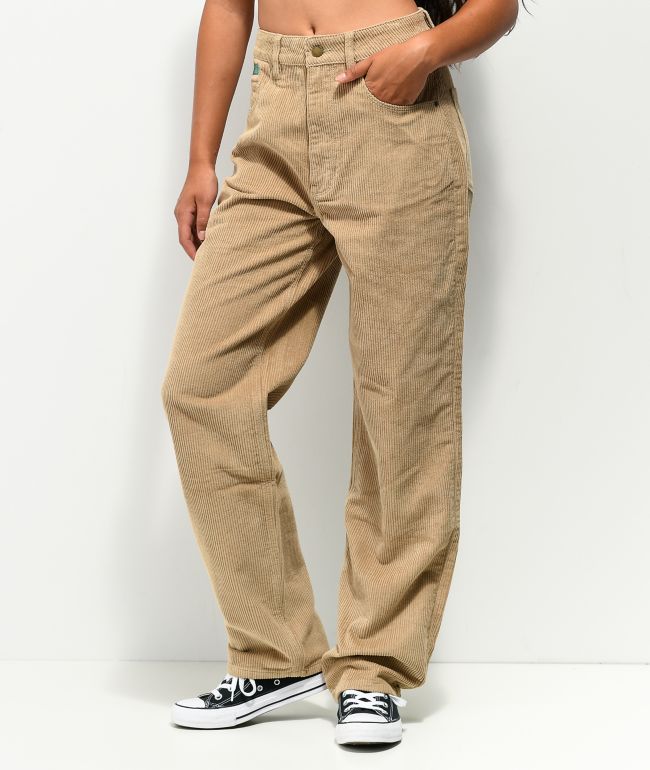 Empyre Loose Fit Black Corduroy Skate Pants