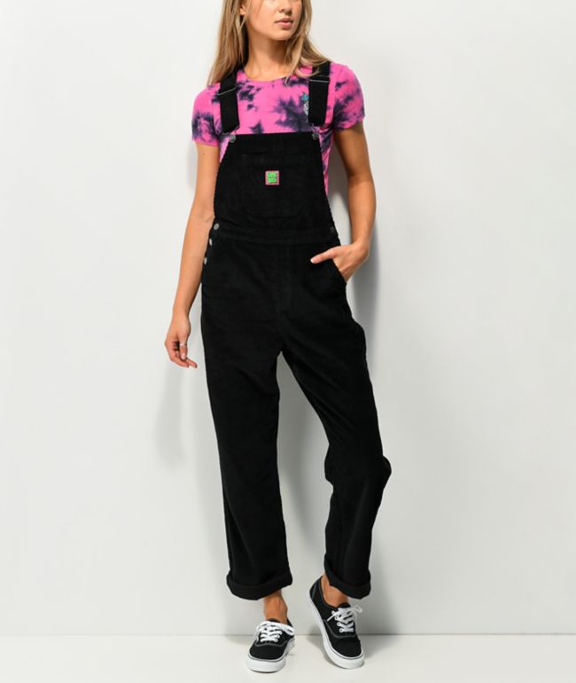 Girls black clearance overalls