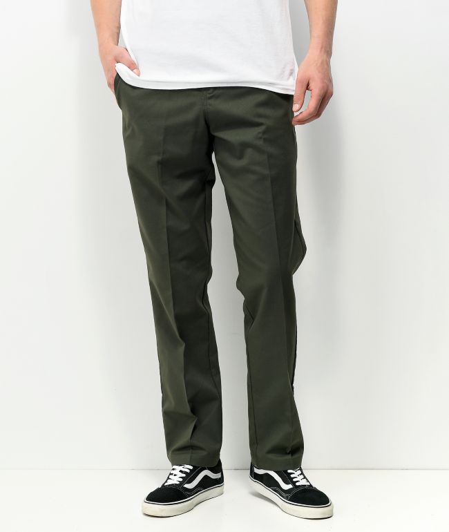 Dickies Skate Slim Chocolate Chino Pants