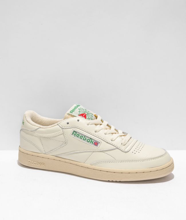 REEBOK CLASSIC LEATHER PLUS VINTAGE GZ4981 CHALK GREEN Color Chalk