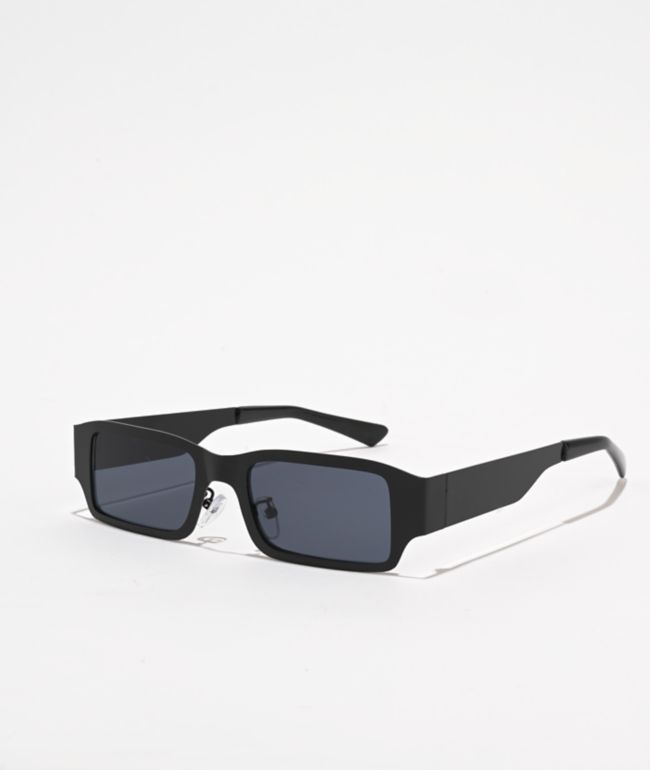 Petals and Peacocks Black Metal Sunglasses - Petals and Peacocks