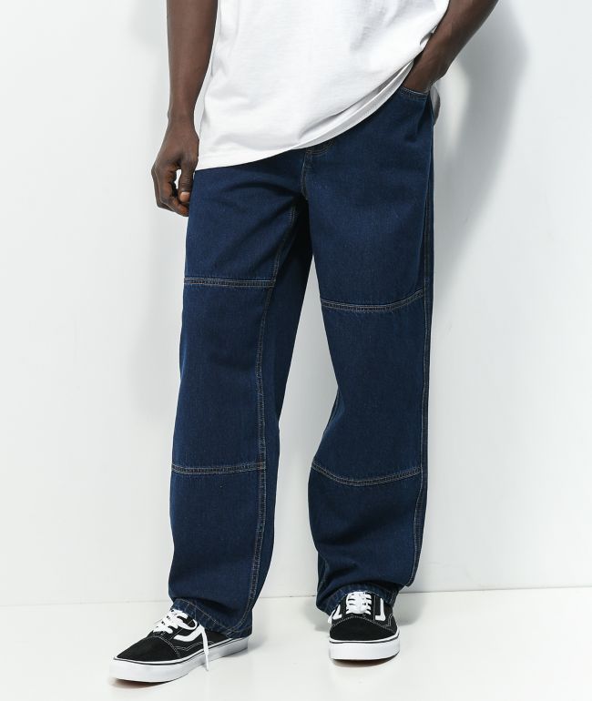 Empyre Loose Fit Black Corduroy Skate Pants