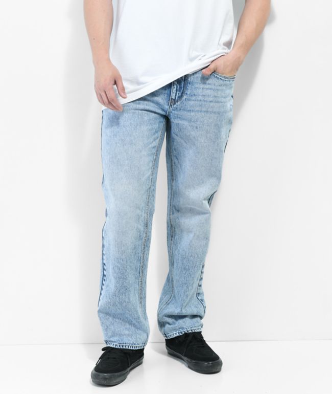 Empyre Skids Relaxed Light Wash Carpenter Pants