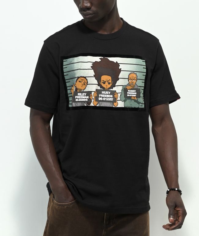 The Boondocks Mugshot Black T-Shirt - Boondocks
