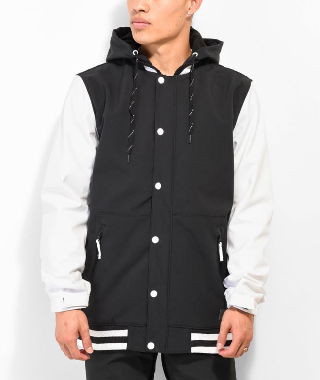 Empyre Lily Express Black & White 10K Snowboard Jacket | Zumiez