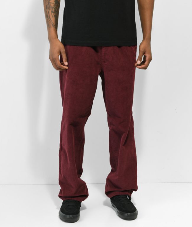 Dickies Straight Regular Skate Pant Maroon - Money Ruins Everything