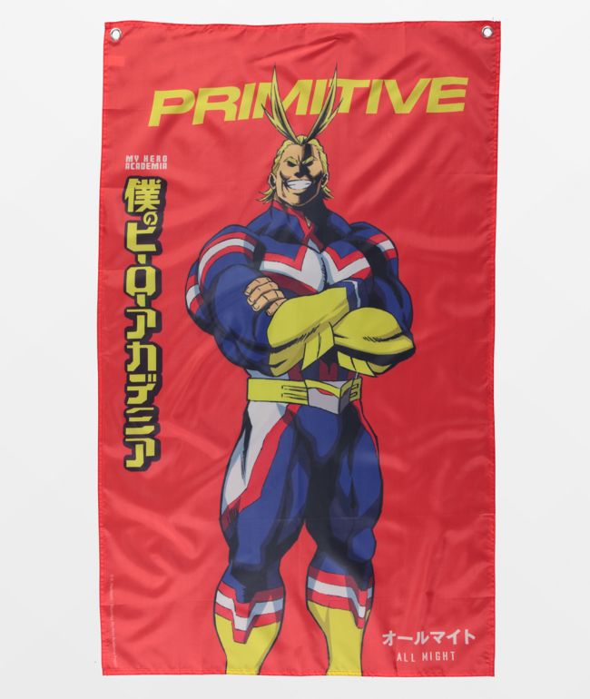 Primitive x My Hero Academia All Might Banner - Primitive