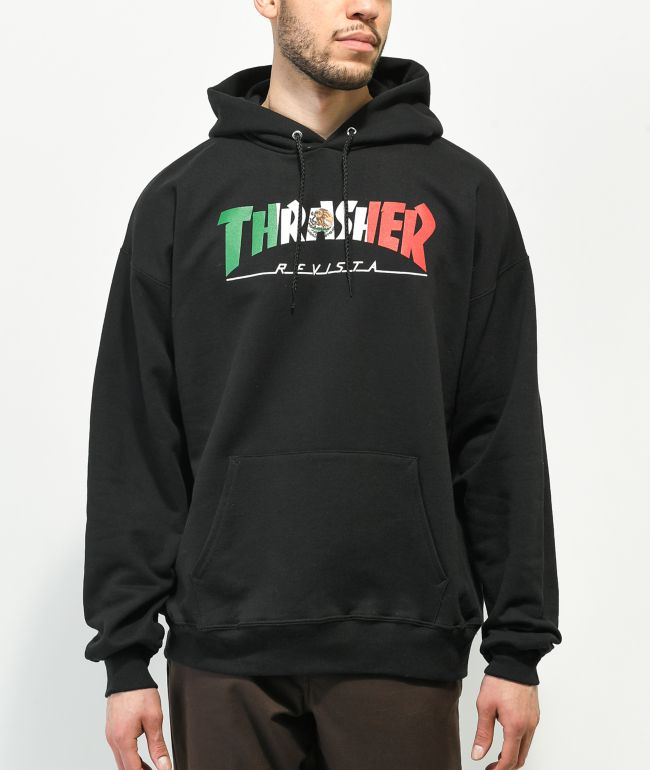 Pink thrasher hoodie on sale zumiez