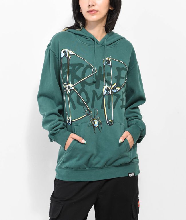 Green champion 2024 hoodie zumiez