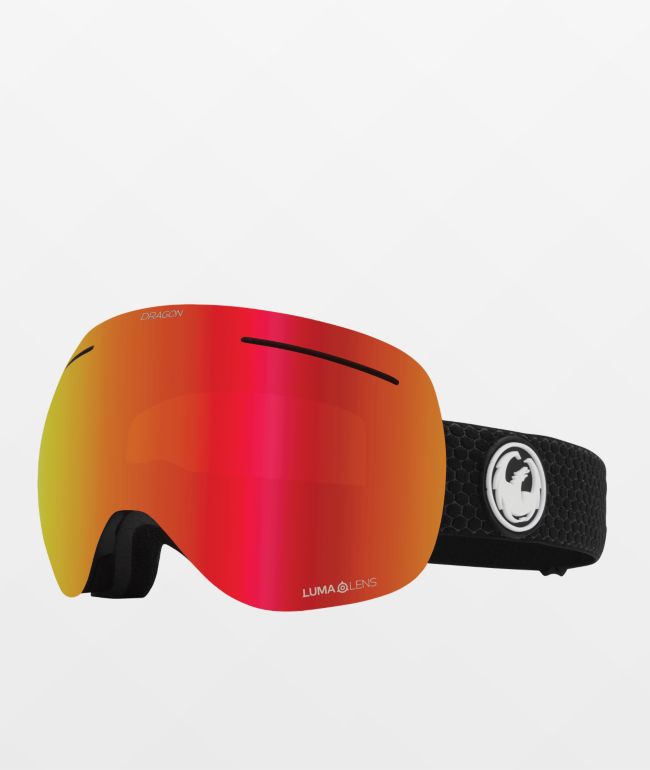 Dragon X1 Icon Lumalens Red Ion Snowboard Goggles | Zumiez