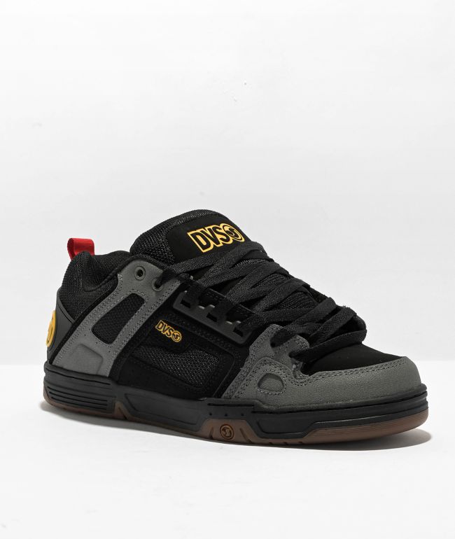 DVS Comanche Charcoal Black White Skate Shoes Zumiez