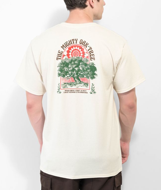 Dravus Mighty Oak Cream T-Shirt - Dravus