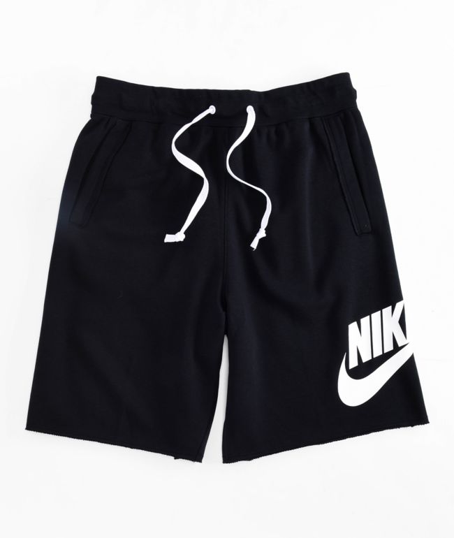 Nike Club Plus Logo Black Sweat Shorts