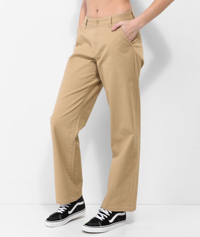 Empyre Zia Incense Low-rise Vintage Khaki Skate Pants - Empyre