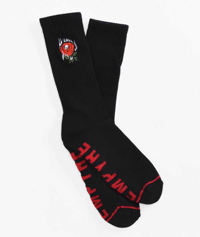 Vans Drezell Black Crew Socks