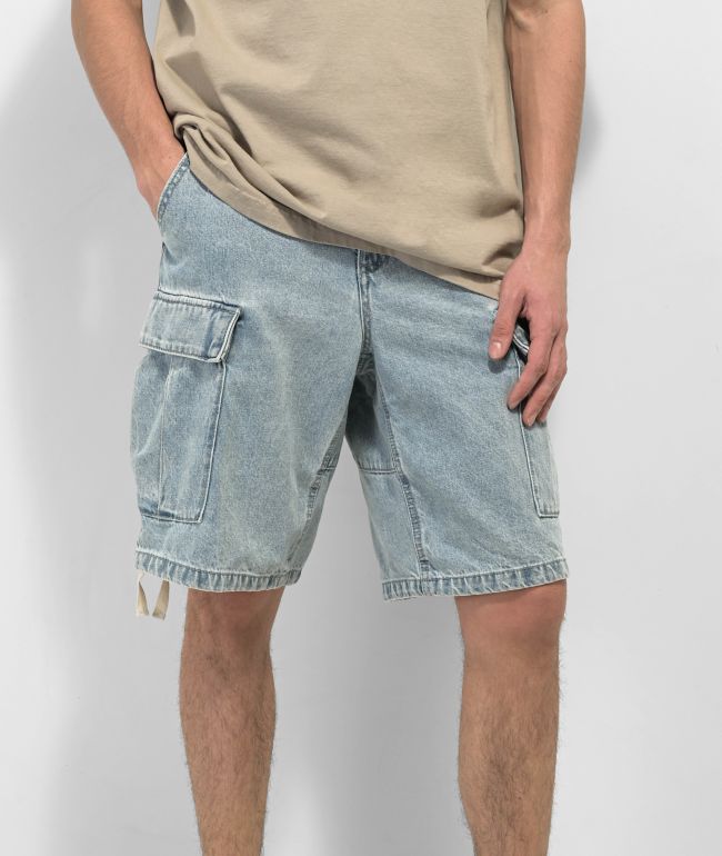 Denim combat sale shorts mens