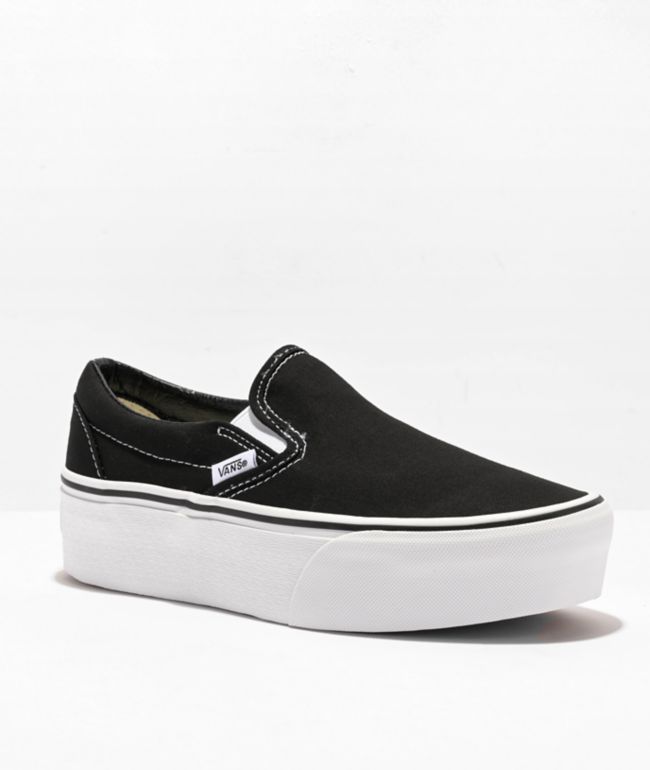 Grey and black clearance vans slip ons