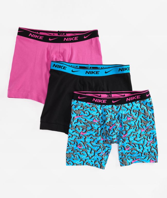 Red, Briefs | Zumiez Nike & Yellow Boxer Blue Mystic 3-Pack