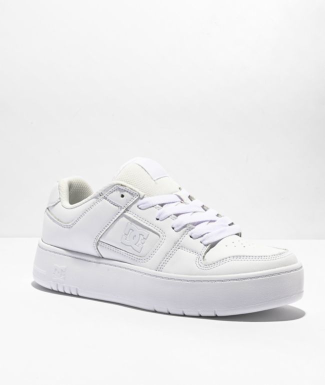 Nike Court Legacy Lift White & Hemp Platform Shoes