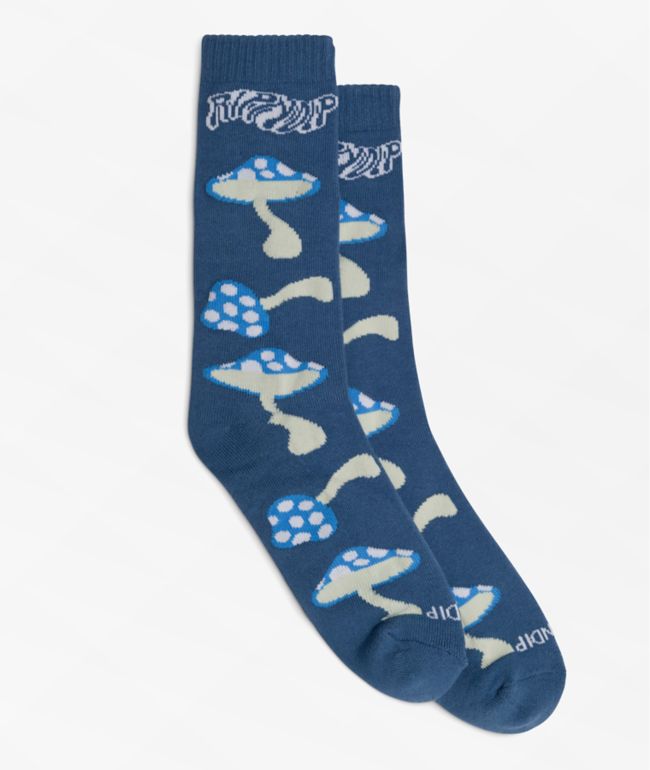 DGK Gooms White & Purple Crew Socks