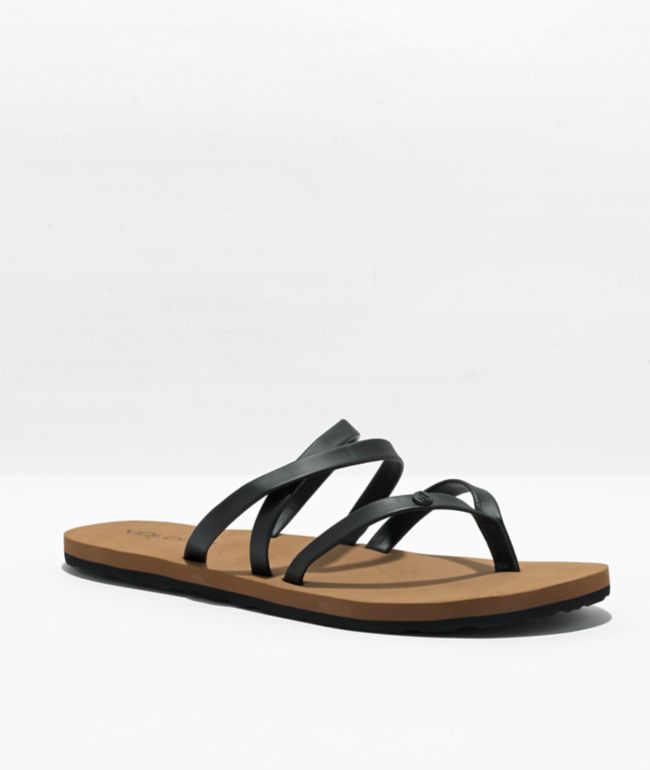 Roxy Vista III Black Sandals