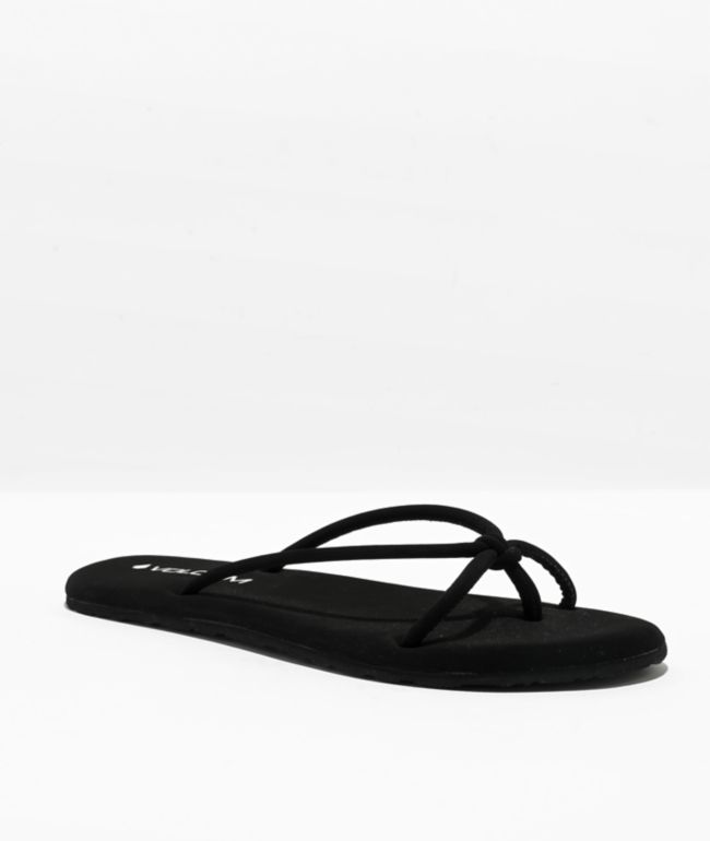 Chaco Women's Classic Leather Flip Flop - Black